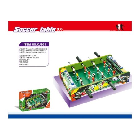 Futbolín de Sobremesa 50×30,5×10 cm – Ju