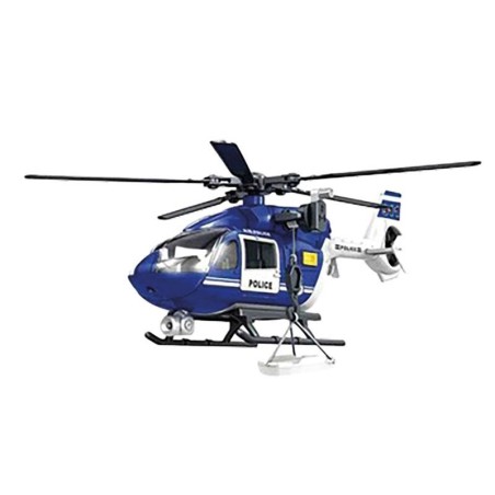 Helicoptero Policia Luz Y Son. Toystar