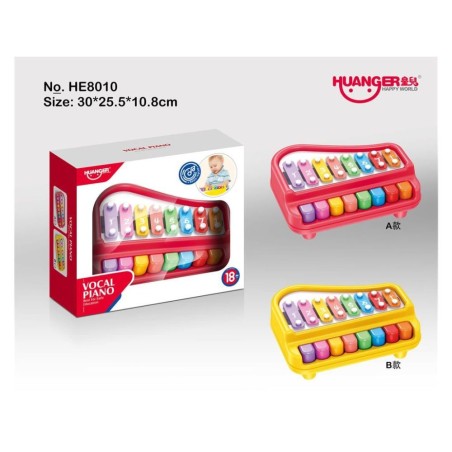 Piano Xilófono Infantil 26 cm