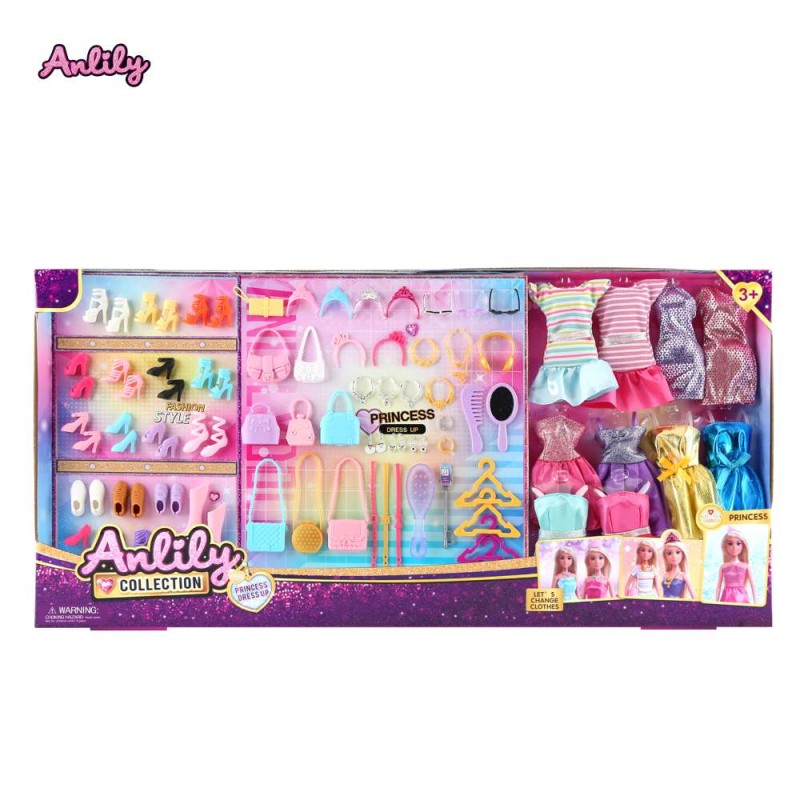 Caja Anlily con 10 Vestidos y +60 Acceso