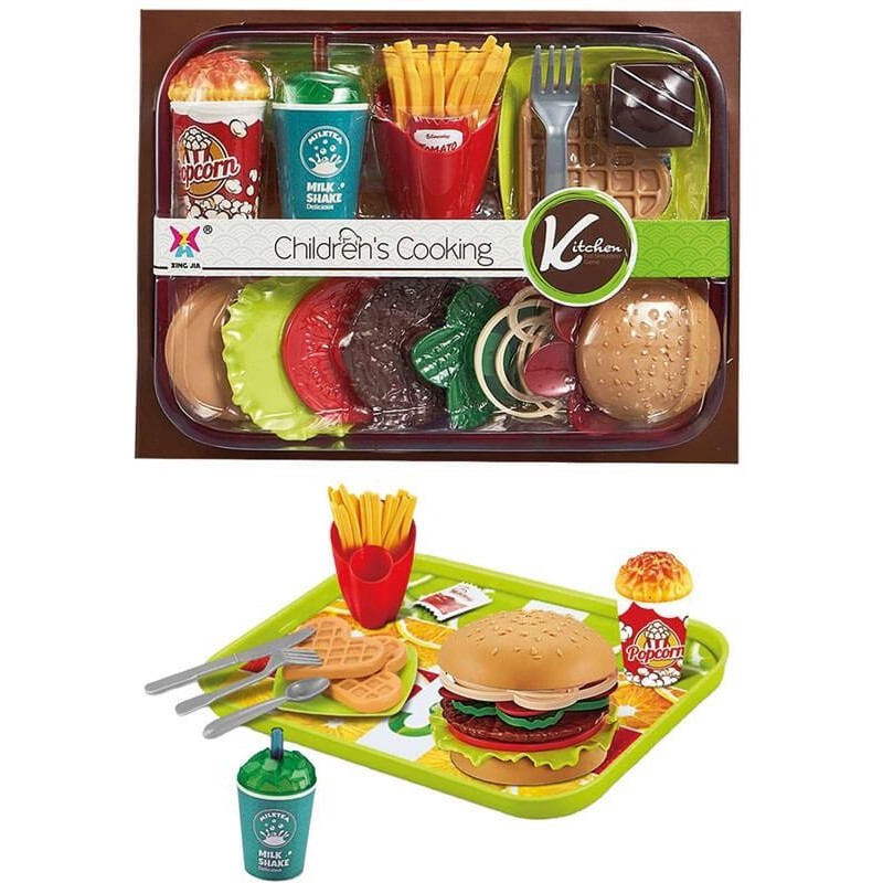 Bandeja Burguer – Set de Comida Rápida d