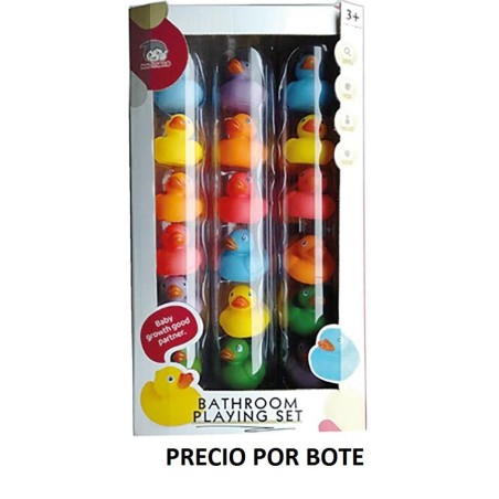 Tubo con 6 Patitos de Colores