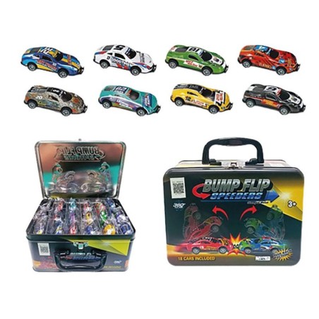 Maletín con 18 Coches de Metal – Coches 