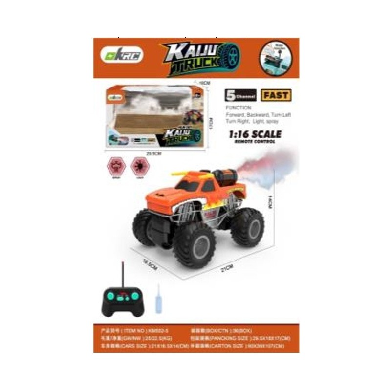 RC Monster Bull 1:16 – Coche Teledirigid