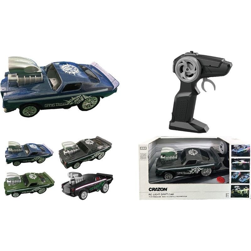 RC Coche Drift 25 cm con Luces y Suspens