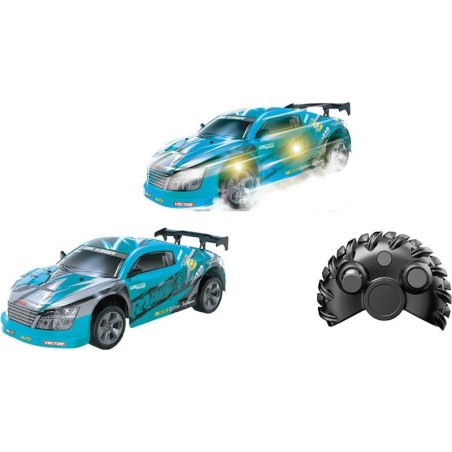 RC Coche Deportivo Azul 2.4G con Luces –