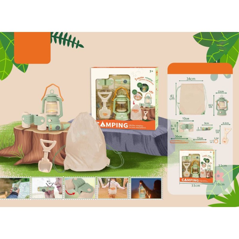Caja Explorador Camping con Accesorios