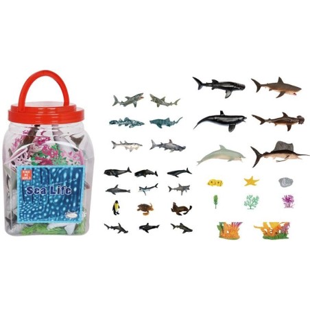 Bote de Animales Marinos 55 Piezas – Set