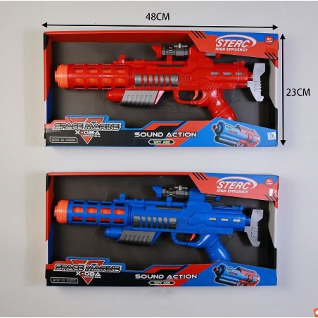 Pistola Luces Y Sonidos 44Cm