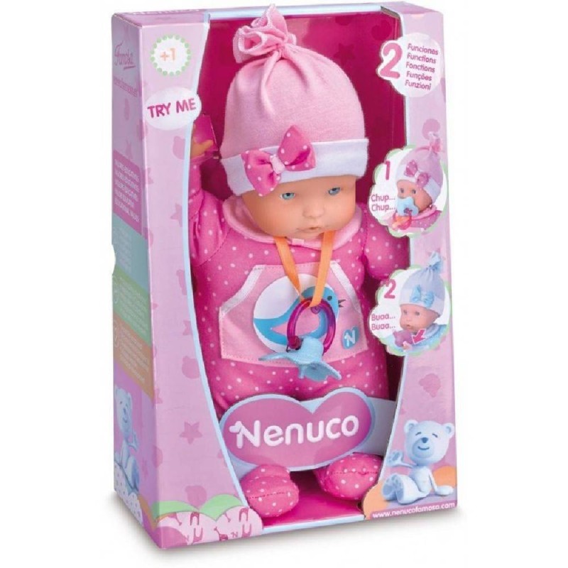 NENUCO ROSA LLORON BLANDITO 2 FUN. 30CM 