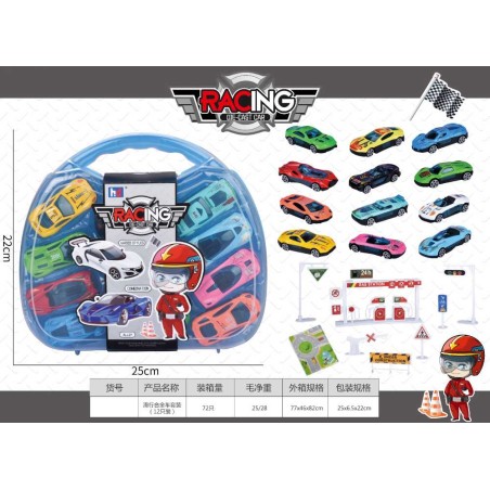 Maletín con 6 Coches Deportivos – Set de