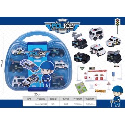 Maletin 6 Vehiculos Policia