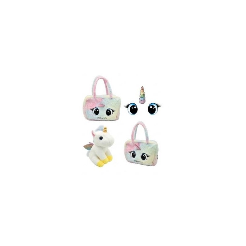 Bolso Unicornio 25 cm con Peluche Suave