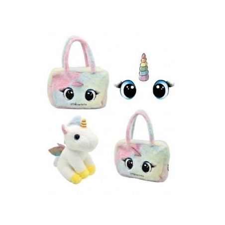 Bolso Unicornio 25 cm con Peluche Suave
