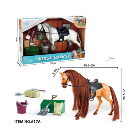 Caballo 30 cm con Accesorios – Horse Ran