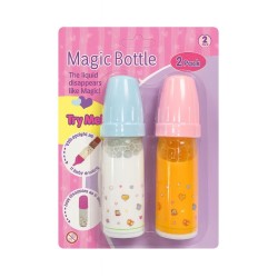 Pack 2 Biberones Mágicos 15 cm para Muñe