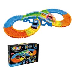 Pista Luz Flexible 125 Piezas con Coche
