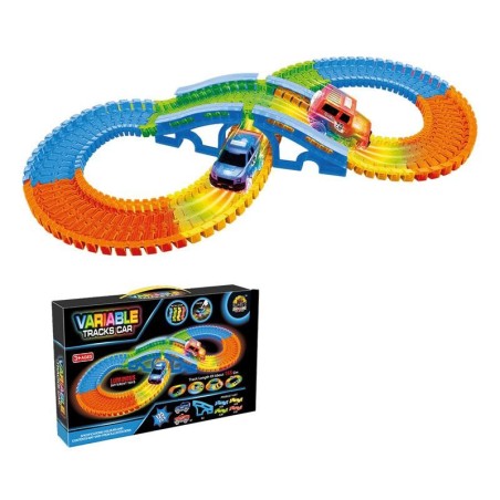 Pista Luz Flexible 125 Piezas con Coche
