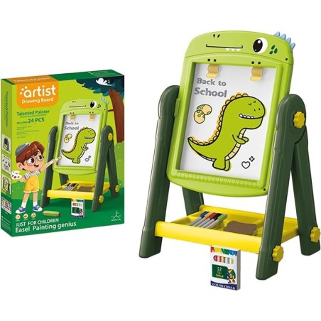 Pizarra Dino 49 cm Doble Cara con Acceso