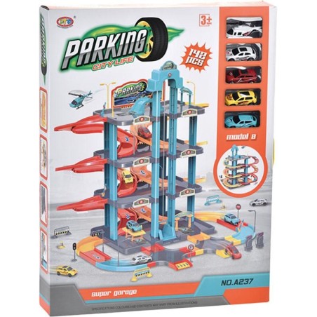 Parking 3 Plantas City Life Con 5 Coches