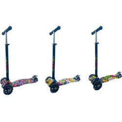 Patinete 3 Ruedas Graffiti con Luces