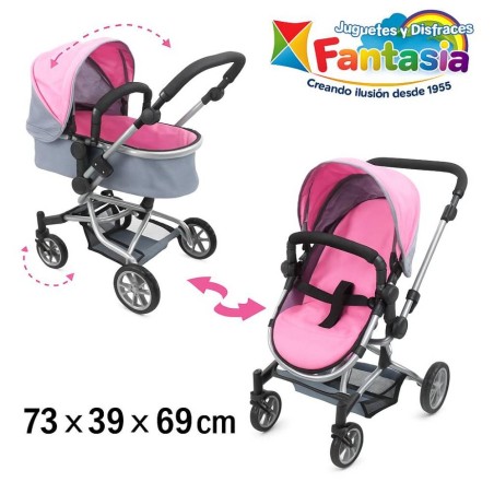 Coche de muñecas capota 73×39×69 cm – Ca