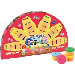 Caja 28 Botes de Plastilina Creativa 