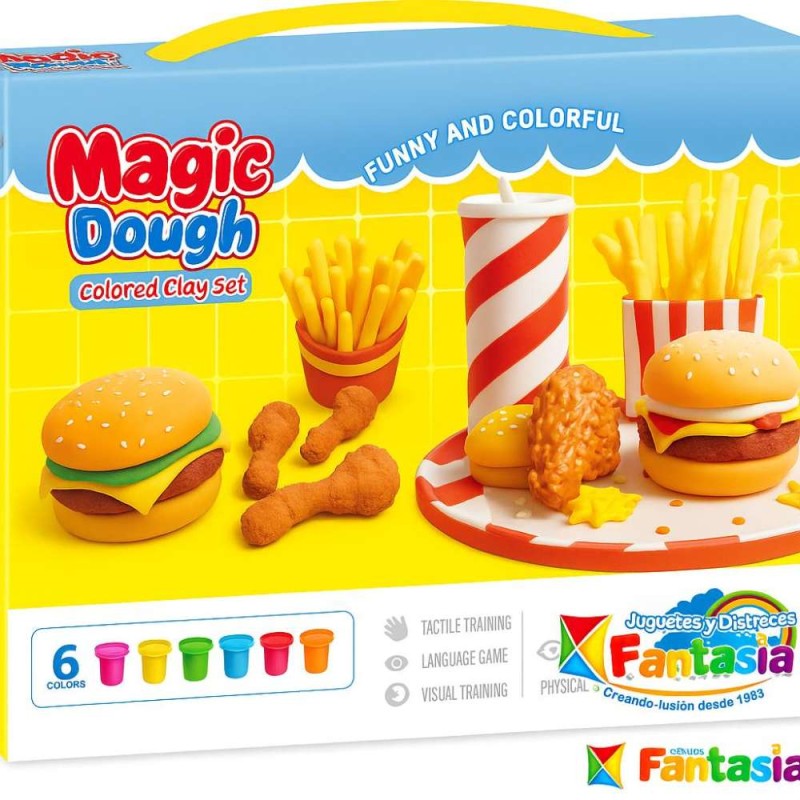 Magic Dough Burguer – Set de Plastilina 