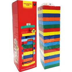 Jenga de Madera 54 Piezas – 29 cm