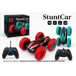Coche RC Stunt Rojo 14 cm Acrobático 360