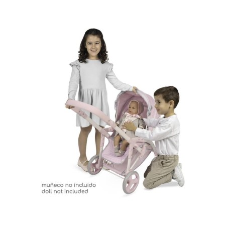 Carro Muñecas 3x1 Plegable Sophie +Bolso