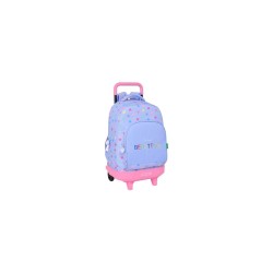 Mochila Ruedas Compact Benetton Lila 45
