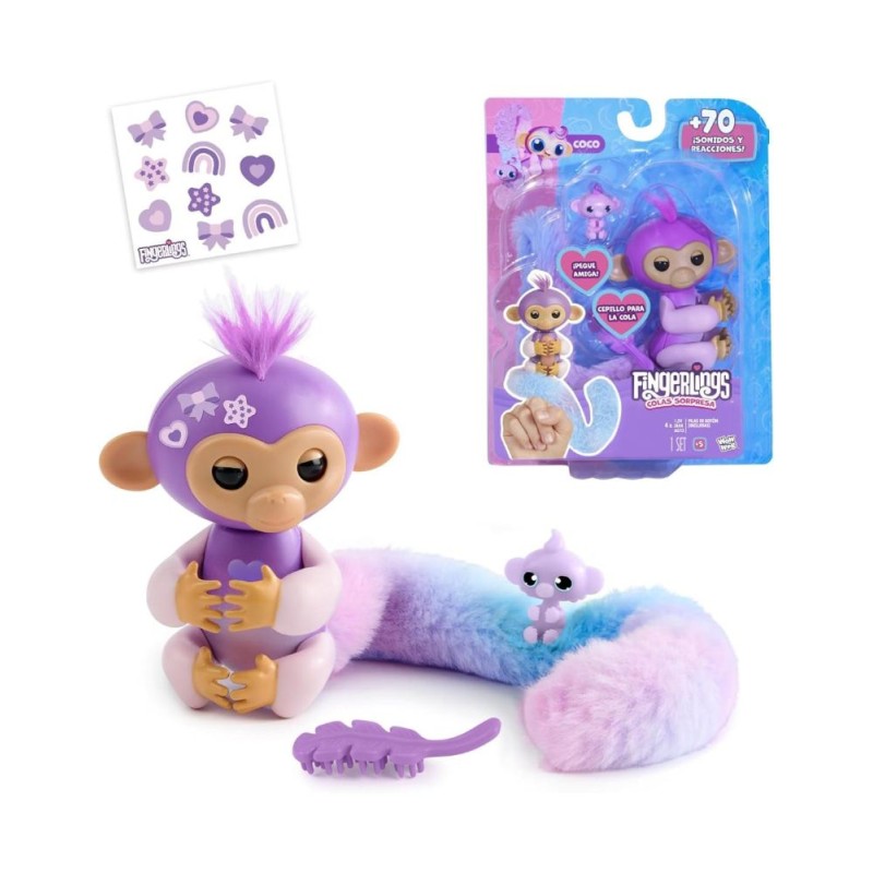 Fingerlings Colas Sorpresa Mono