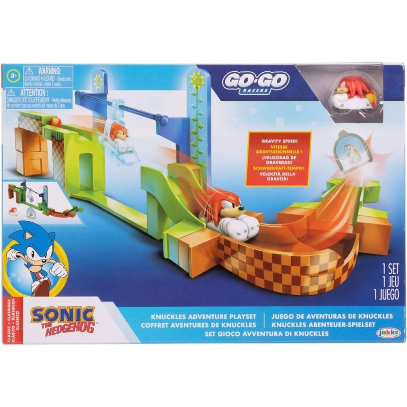 Sonic The Hedgehog Go Go Racers Playset 