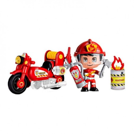 PINYPON ACTION MOTO DE BOMBERO