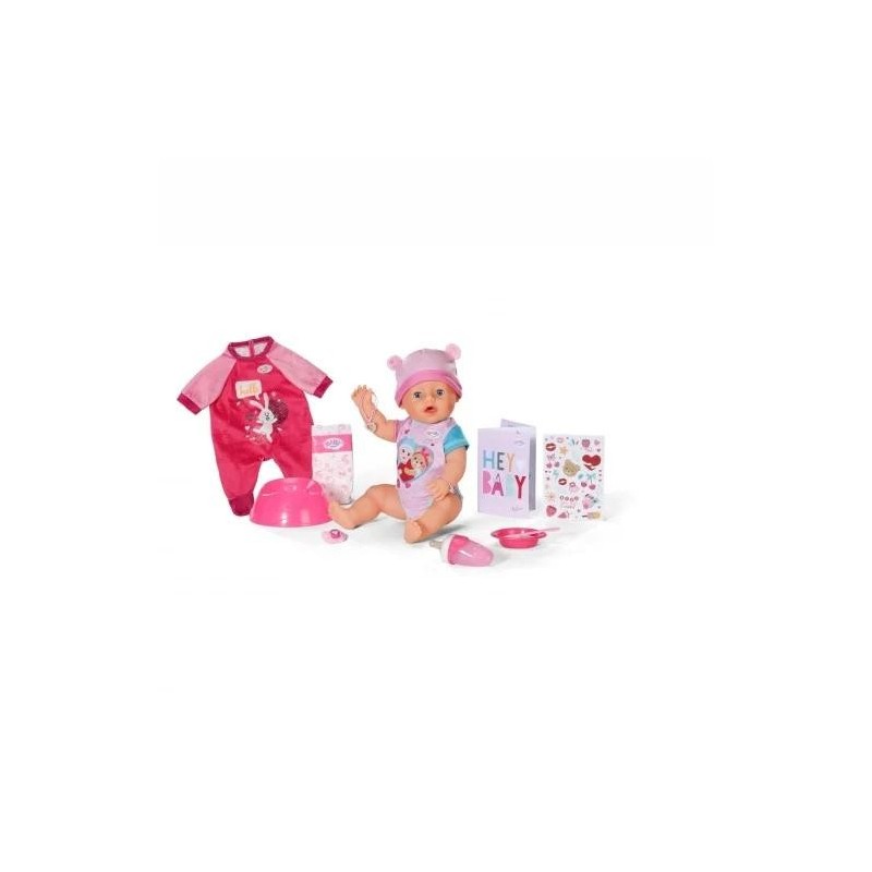 Baby Born - Emma con pelele y accesorios