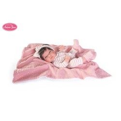 Recién Nacida Baby Toneta mantita y lazo