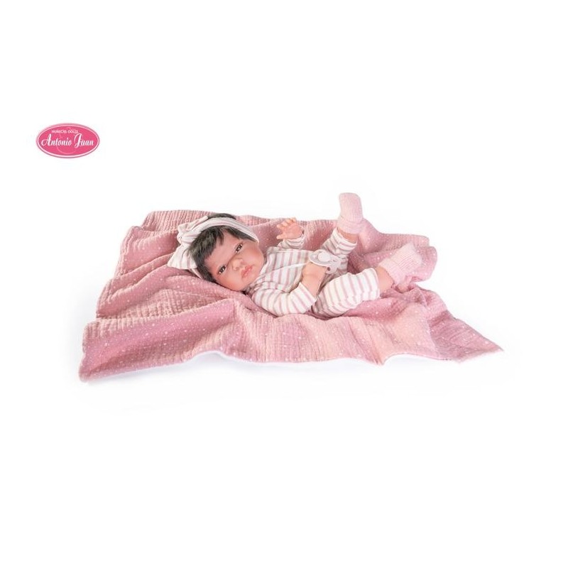 Recién Nacida Baby Toneta mantita y lazo