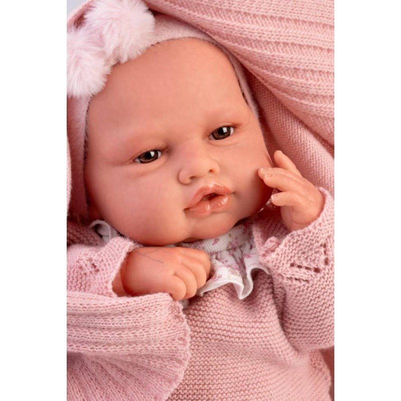 Muñeca Reborn Baby Love Conjunto Punto