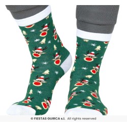 Calcetines navideños renos 37-41