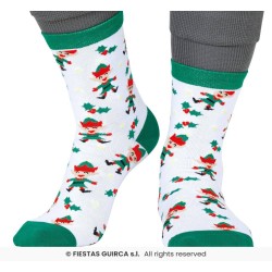 Calcetines navideños elfos 37-41