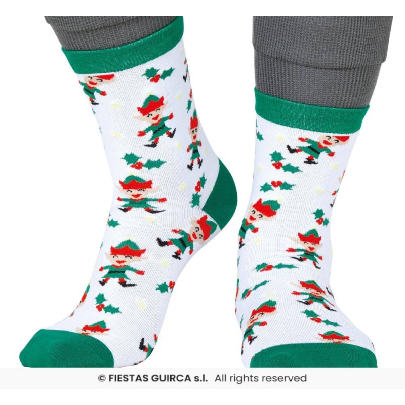 Calcetines navideños elfos 37-41