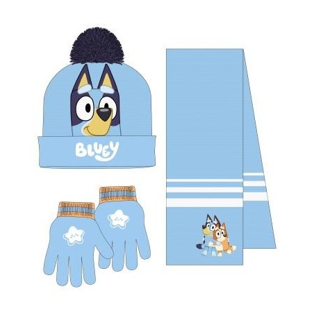 Bluey Conjunto 3 Piezas Bufanda Ba Winte