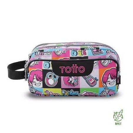 Estuche Agapec - K-Pop, 3 compartimentos