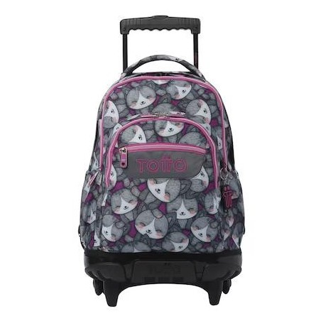 Mochila  carro Renglones - Kitten Rose