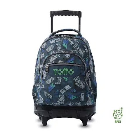 Mochila carro Renglones - Button