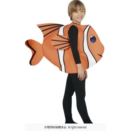 Disfraz Nemo pez naranja 3-4 años