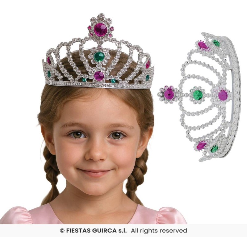 Diadema plata elegante