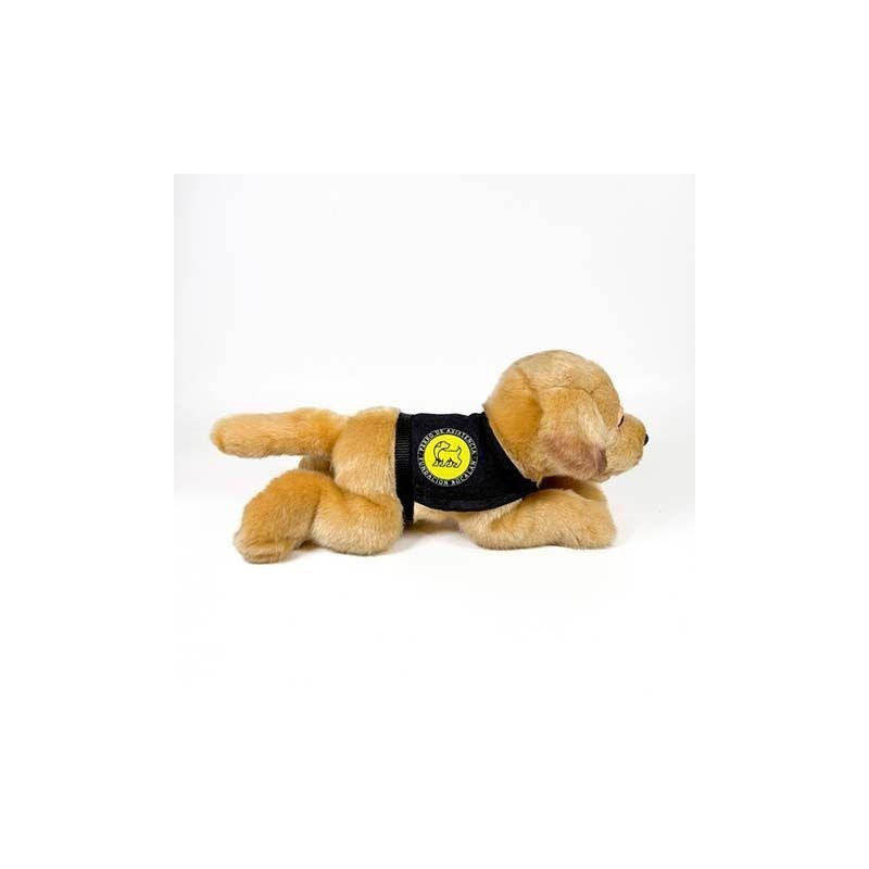 Peluche Perro Labrador Canela Con Chalec