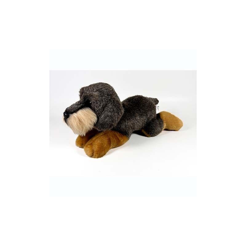 Peluche Dachshund Tumbado 25cm.